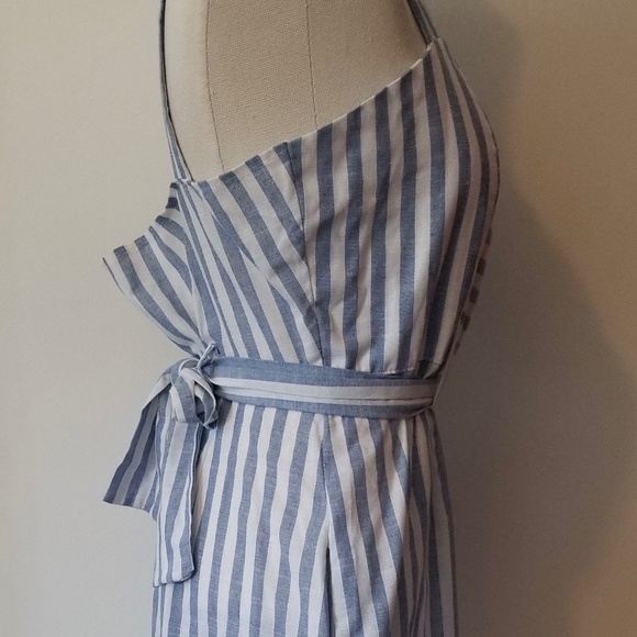 Striped Buttoned Sundress - Picture 4 of 6